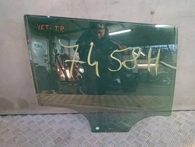 Стекло дверь skoda yeti 2011r правая задняя задняя фото №1