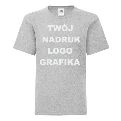 T-SHIRT Koszulka z WŁASNYM NADRUKIEM [94] XL 164cm