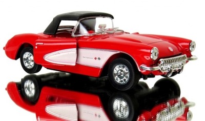 WELLY 1957 CHEVROLET CORVETTE 1:24 AUTO KOLEKCJONERSKI - milautoparts-fr.ukrlive.com