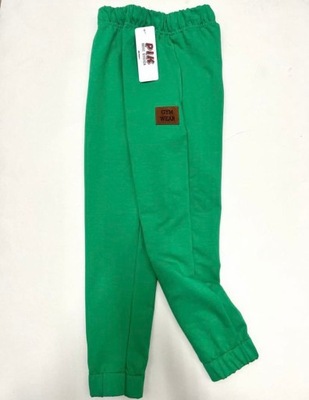 Spodnie Zielone dresowe PIK roz.116