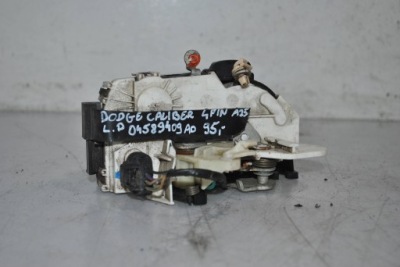 Замок двері лівий перед dodge caliber 4 pin 04589409ad фото №1