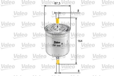 FITLR COMBUSTIBLES - GASOLINA VOLVO V40 1.8 GASOLINA 4/1999-  