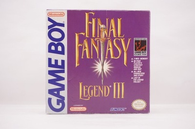 Final Fantasy Legend III Nintendo Game Boy NOA