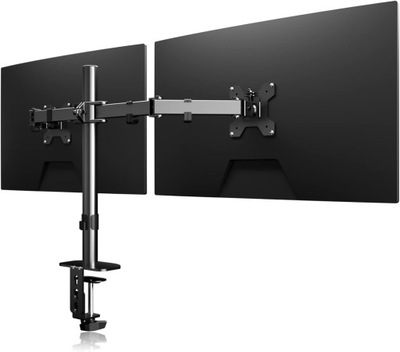 SUPTEK uchwyt stojak biurkowy na 2 monitory TV ramię LCD TV 13-27"