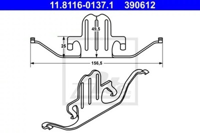 11.8116-0137.1/ATE RESORTE SOPORTE HAM.BMW 3 E90  