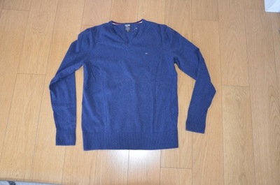 sweter męski Tommy Hilfiger r. S/M granatowy