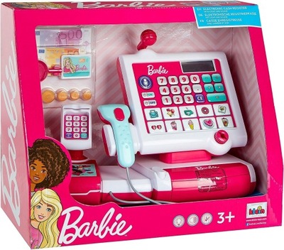 Barbie Elektroniczna Kasa Sklepowa Dla Dzieci Ze Skanerem Zabawa W Sklep