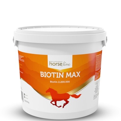 Biotyna dla koni 3000g 3kg Biotin Max HorseLinePRO zapas na 300 dni