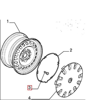 PERNO RUEDAS ALFA ROMEO 146 MOPAR CON 13229127  