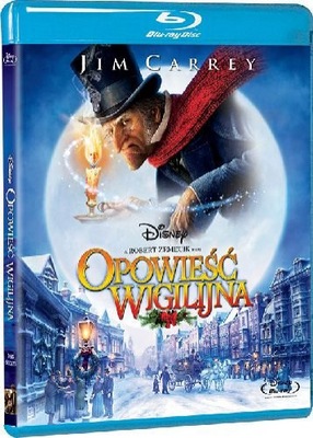 OPOWIEŚĆ WIGILIJNA BD - BLU RAY POLSKIE WYDANIE DUBBING I NAPISY JIM CARREY