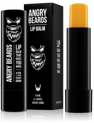 Angry Beards - Męski Energetyzujący Balsam do ust .