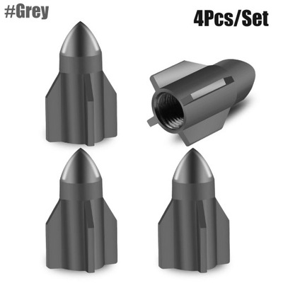 4pcs Car Tire Valve Cap Grenade Aluminum Tyre Valve Stem Cover Air D~1338