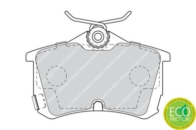 TRINKELĖS STABDŽIŲ HONDA ACCORD VI 1.8 I 98-02 