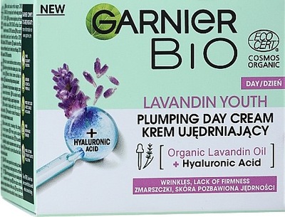 Garnier Bio UJĘDRNIAJĄCY Krem Lawendowy Hialuron