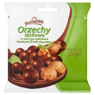 Cukierki Orzechy laskowe w czekoladzie Jutrzenka 80 g