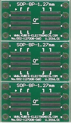 3 szt. - SO8,SOP8,SOIC8 1.27mm na DIP 0.6".