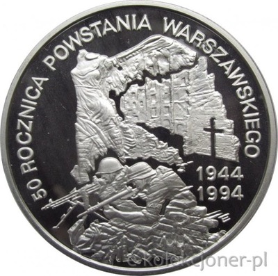 300000 ZŁOTYCH 1994 POWSTANIE WARSZAWSKIE-MENNICZA