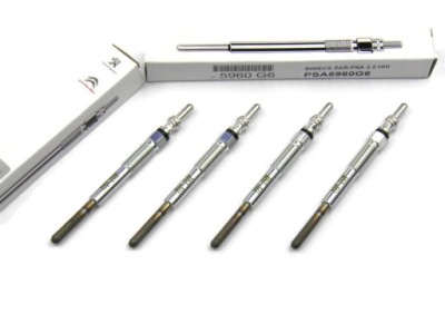 Свечи зажигания накаливания комплект  4 штуки peugeot citroen ford 2.2 hdi 16v 07- оригинал фото №1