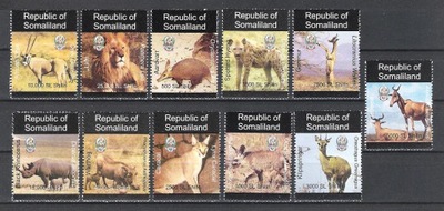 SOMALILAND 2017 WILDLIFE OF AFRICA MNH ANIMALS