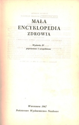 MAŁA ENCYKLOPEDIA ZDROWIA