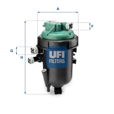 UFI 55.178.00 FILTRO COMBUSTIBLES  