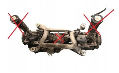 BMW 5 E39 520I SOPORTE SUBBASTIDOR BASTIDOR SUSPENSIÓN PARTE TRASERA BERLINA  