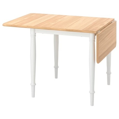 IKEA DANDERYD Stół opuszczany blat okl. dąb/biały