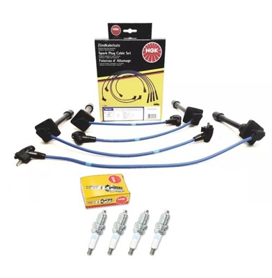 Ngk дроти + свічки запалювання toyota corolla 1997-1999 фото №1