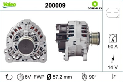 Генератор audi a2 a3 a4 b5 tt ford galaxy 1 seat alhambra arosa cordoba co фото №1