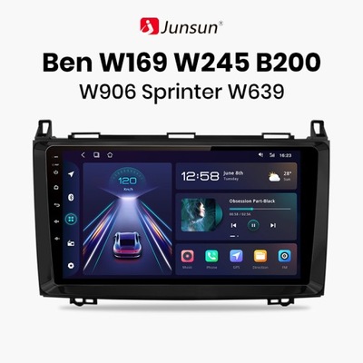 RADIO JUNSUN PARA MERCEDES GASOLINA W169 W245 B200 W245 B200 1 32 ANDROID WIFI  