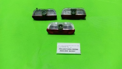 Projektorki skoda superb ii дверь перед задняя фото №1