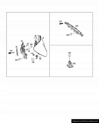 Оригинальный номер штифт крепление  фары mercedes w176 фото №1