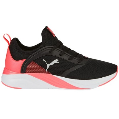 Buty PUMA damskie SOFTRIDE 377050 01 czarno różowe