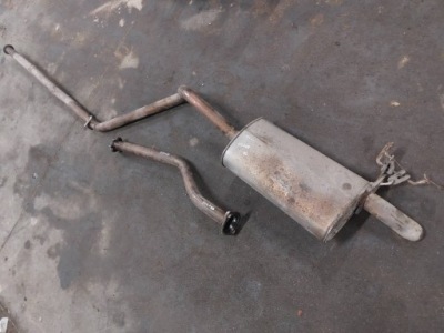 Гасник вихлоп середній + кінцевий renault kangoo i fl 1.5 dci фото №1