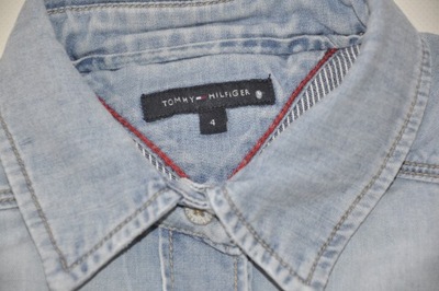 Tommy Hilfiger bluzka koszulowa jeansowa vintage XXS