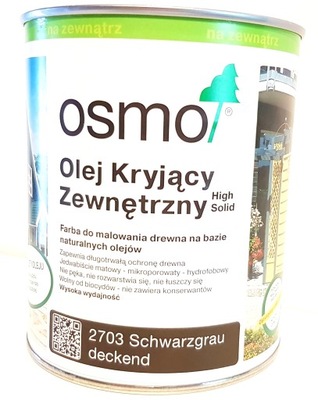 Osmo 2703 OLEJ KRYJĄCY ZEWNĘTRZN 2,5l Ciemny Szary