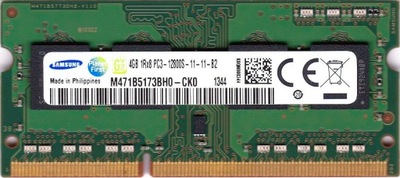 PAMIĘĆ RAM SAMSUNG 4GB DDR3 SODIMM PC3 12800S 1600MHz