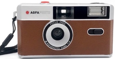 Aparat analogowy AgfaPhoto Reusable na klisze brąz