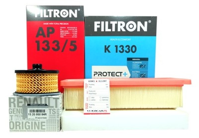 3 x фильтр dacia dokker lodgy 1.2 tce 115 фото №1