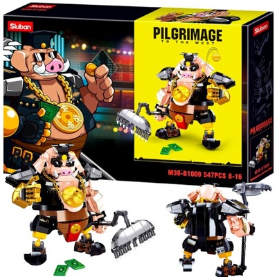 KLOCKI SLUBAN ROBOT ŚWINKA WOJOWNIK ŚWINIA 547 EL KOMPATYBILNE GANGSTA