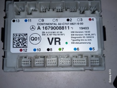 Модуль блок управления дверь pp mercedes eqc a1679008811 фото №1
