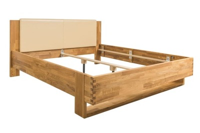 Łóżko dębowe AKRA 180x200, lite naturalne drewno