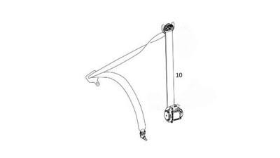 Mercedes sprinter 907 910 pas безопасности водителя оригинальный номер фото №1