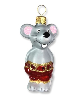 Bombka szklana figurka BAJKOWA MYSZ