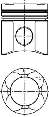 KOLBENSCHMIDT 99330600 PISTÓN  