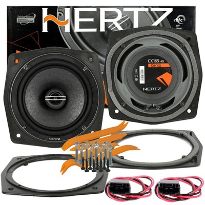 HERTZ ECX CX 165 ALTAVOCES AUDI TT PARTE DELANTERA DISTANCIAS  