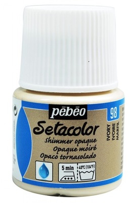 Farba do tkanin Setacolor - Pébéo - Ivory, 45 ml