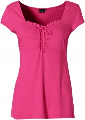 2G6D03 BLUZKA SHIRTOWA RÓŻOWA 32/34