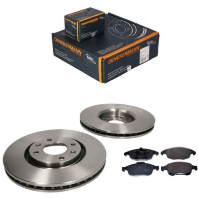 Гальмівні диски + гальмівні колодки перед berlingo c4 ii c4 grand picasso peugeot 5008 partner фото №1