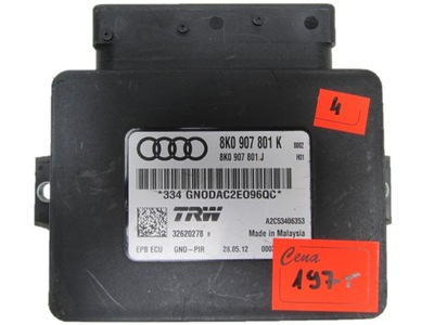 AUDI A4 MÓDULO FRENOS 8K0907801K  